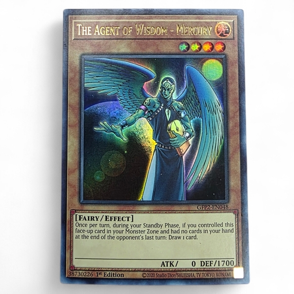Yu-Gi-Oh! Other - ✨️ 1st Edition Yu-Gi-Oh! The Agent of Wisdom - Mercury Trading Card